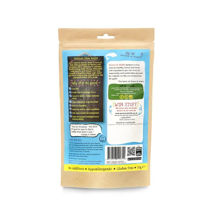 Salmon Skin Rolls 50g