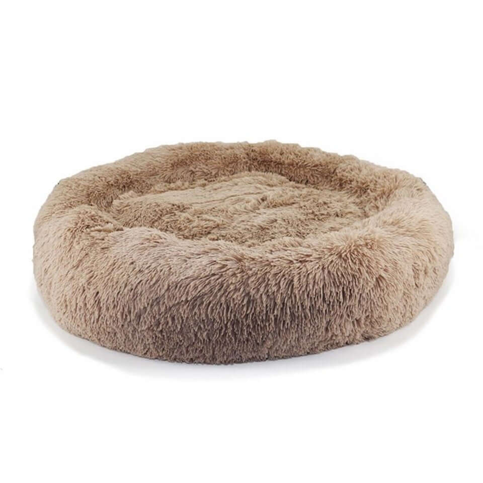 soft donut Ancol dog bed in oatmeal colour