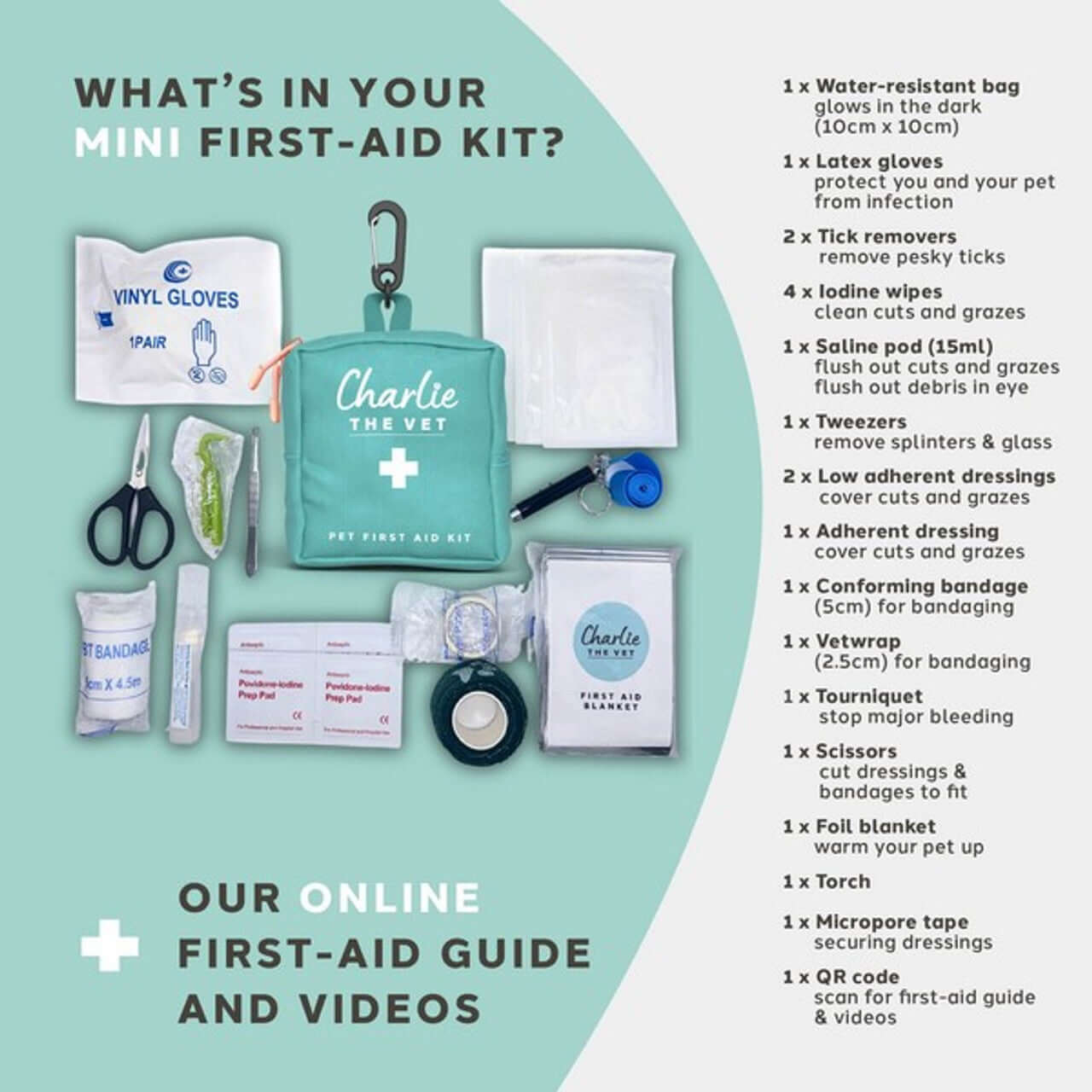 Charlie The Vet Mini Pet First Aid Kit