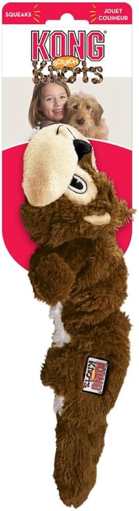 KONG Scrunch Knots Squirrel