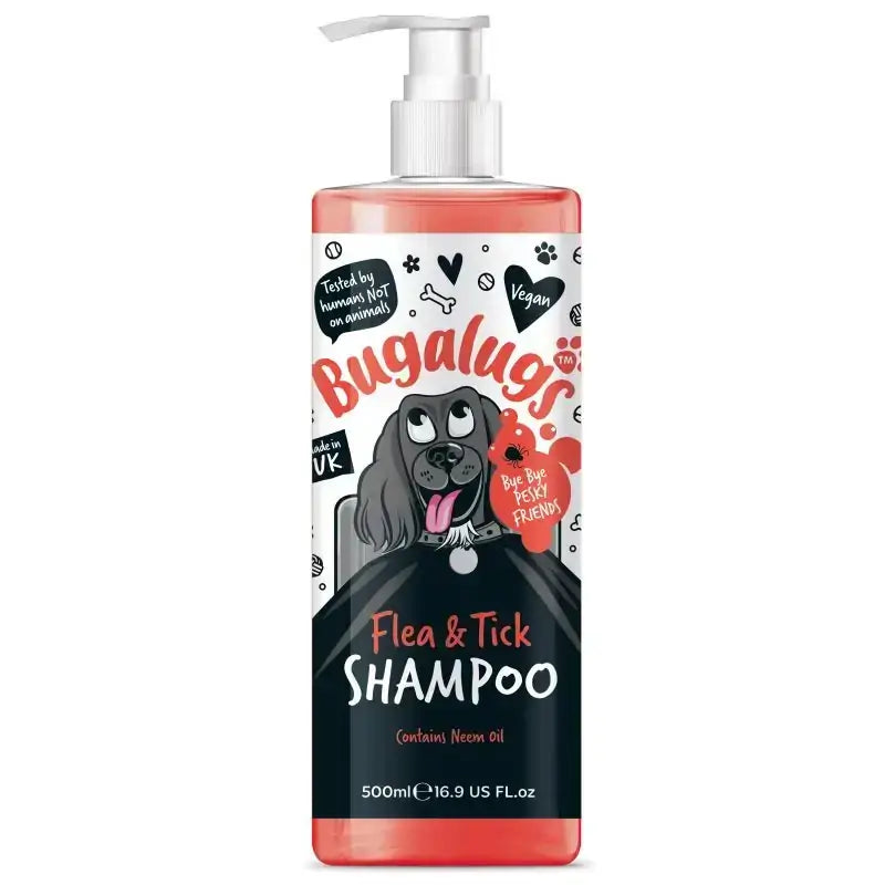 Bugalugs dog flea and tick shampoo