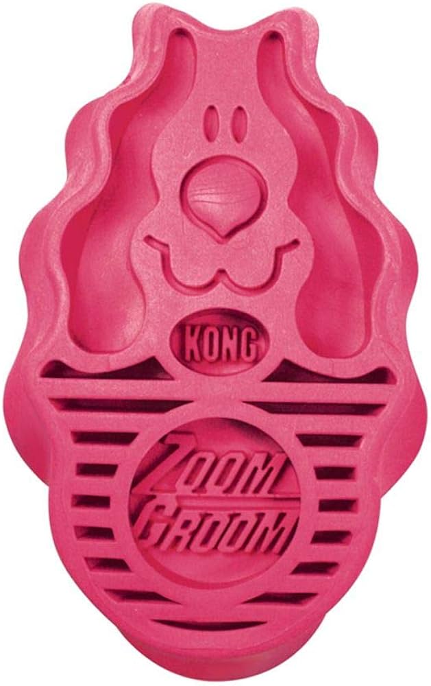 KONG Zoom Groom – gentle grooming brush for dogs