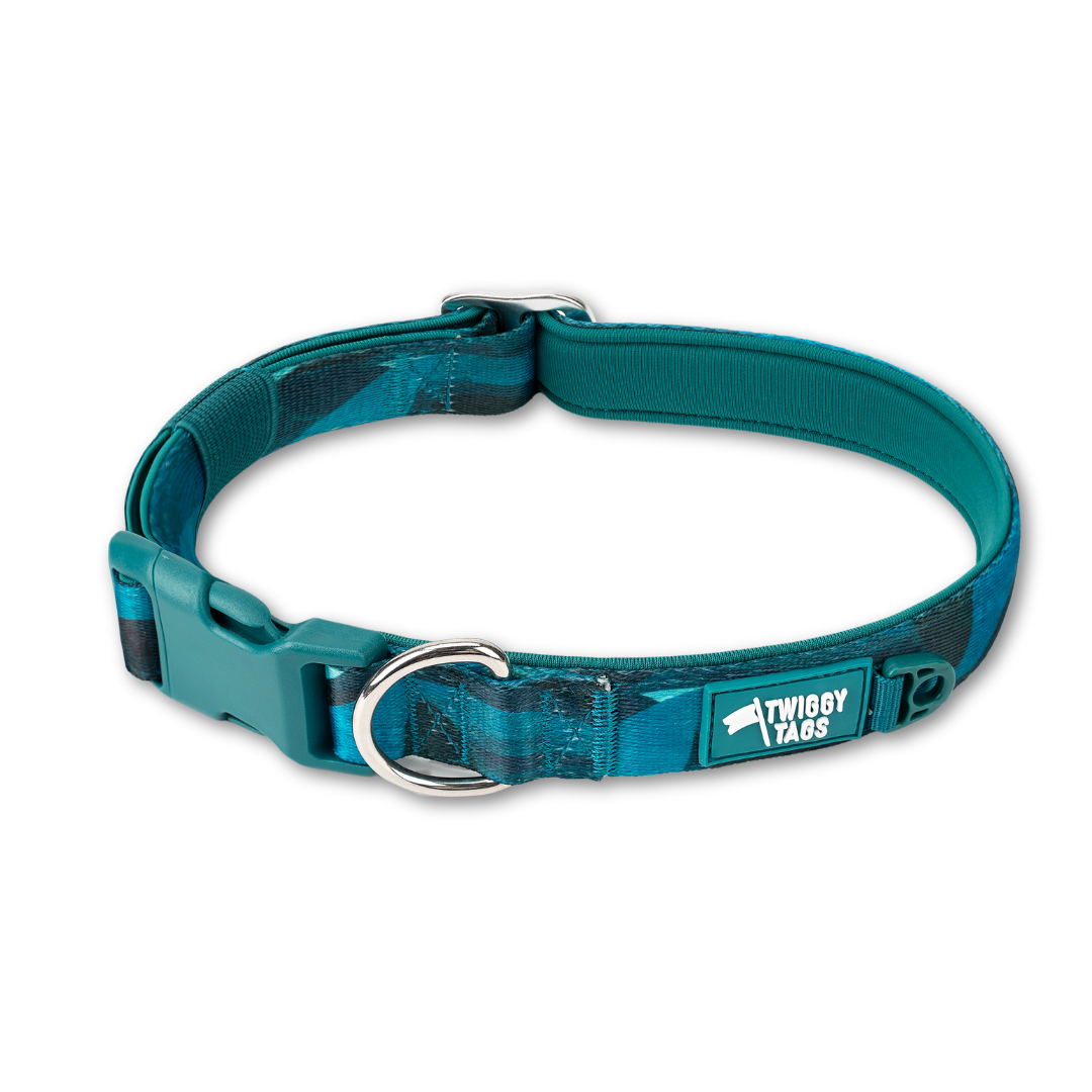 Twiggy Tags Adventure Collar 2.0 - Lagoon