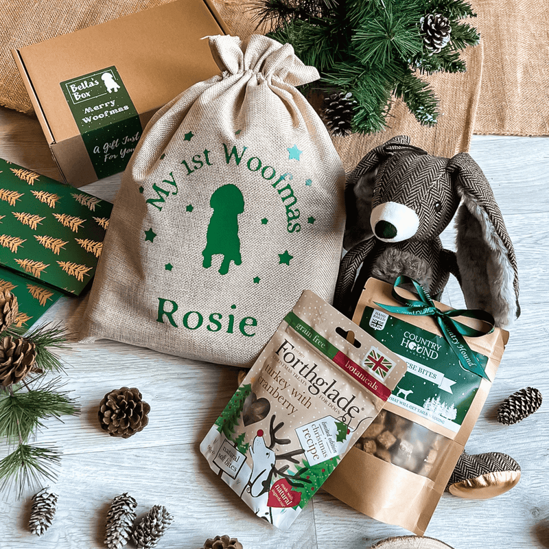 The Personalised Puppy Christmas Gift Sack