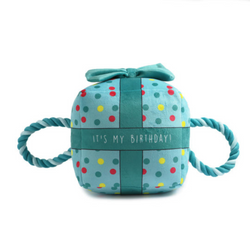 Ancol Pawty Time Birthday Present Toy - Blue