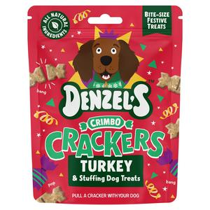 Denzel's Crimbo Crackers Turkey & Stuffing Dog Treats 90g