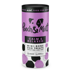 Pooch & Mutt Calm & Relaxed Mini Bone Natural Dog Treats (125g)