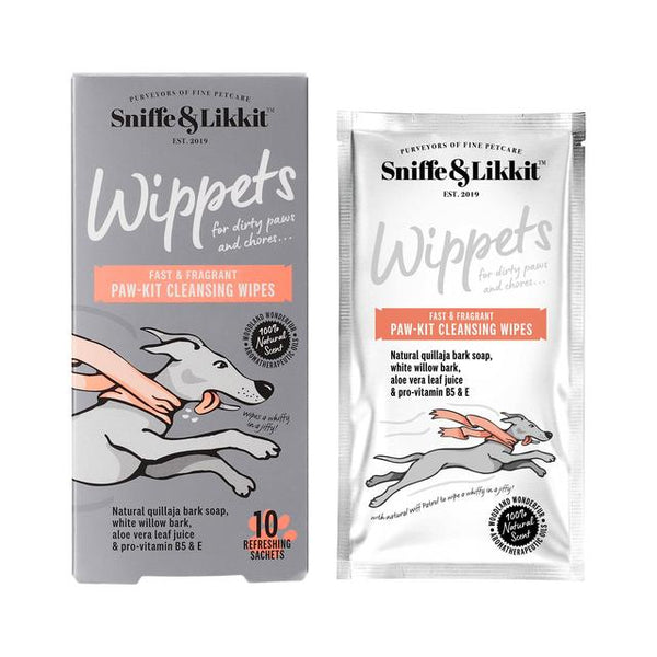 Sniffe & Likkit Dog Cleansing Wipes - 10Pk