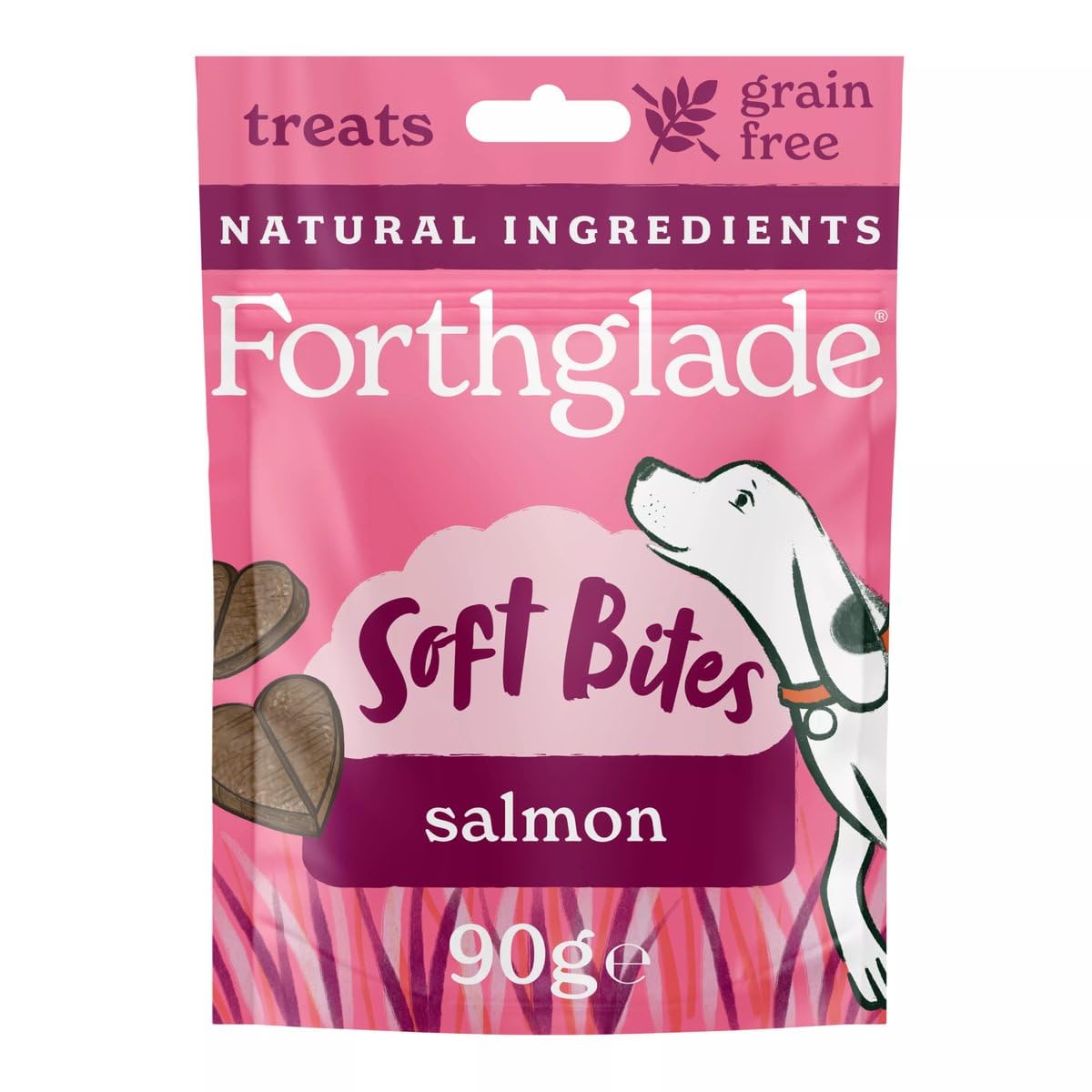 Forthglade Natural Soft Bite Treats with Salmon (90g)