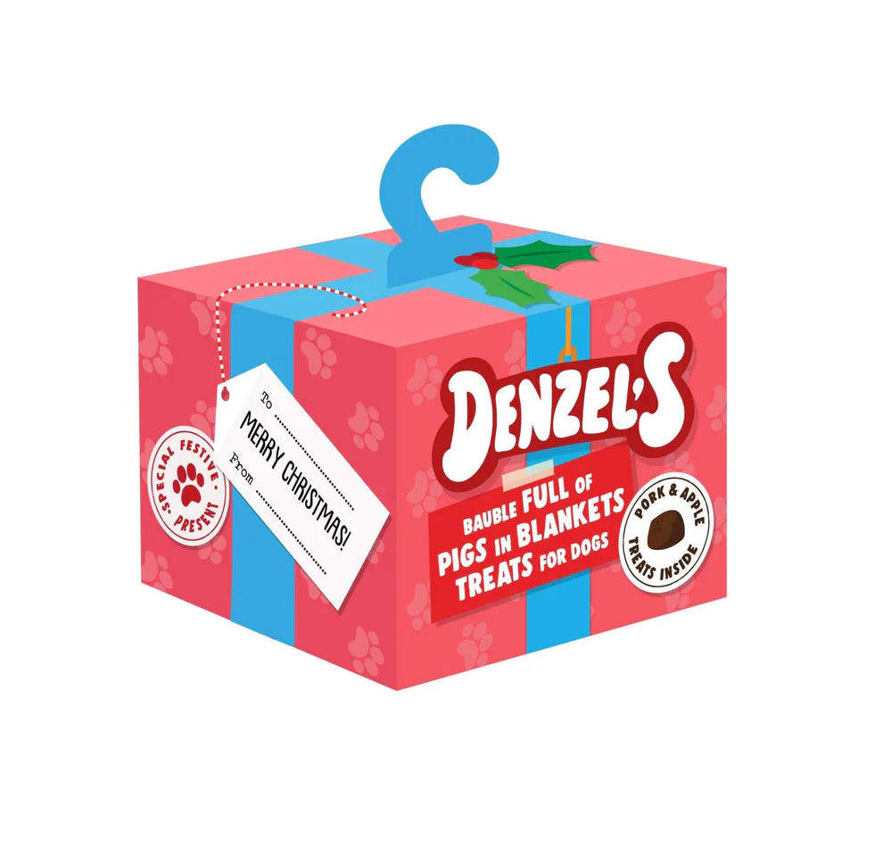 Denzel's Christmas Dog Treats - Grain Free Treats, Advent Calendar, Gingerbread House, Mistletoe Kisses, Crimbo Crackers.