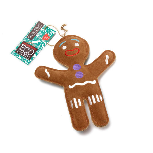 Jean Genie the Gingerbread Person, Eco Dog Toy