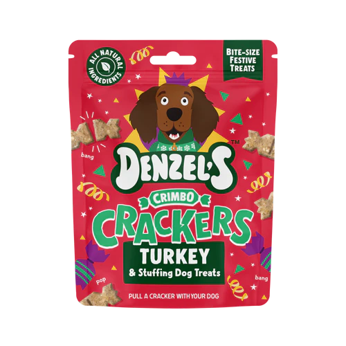 Denzel's Christmas Dog Treats - Grain Free Treats, Advent Calendar, Gingerbread House, Mistletoe Kisses, Crimbo Crackers.