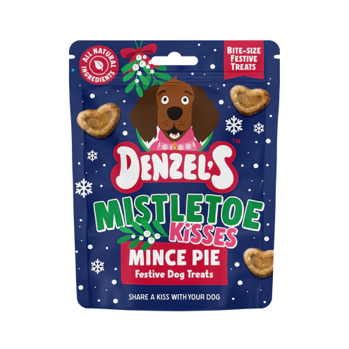 Denzel's Christmas Dog Treats - Grain Free Treats, Advent Calendar, Gingerbread House, Mistletoe Kisses, Crimbo Crackers.