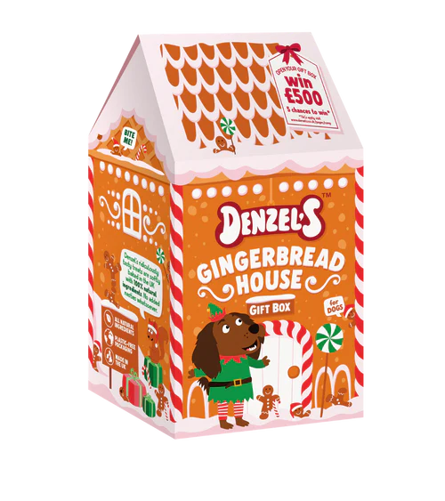 Denzel's Christmas Dog Treats - Grain Free Treats, Advent Calendar, Gingerbread House, Mistletoe Kisses, Crimbo Crackers.