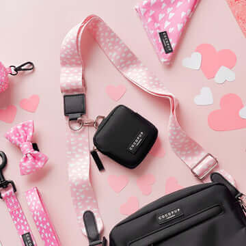 Bag Strap - Cupid Hearts